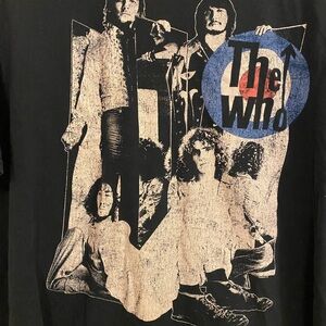 The Who Black Graphic T-Shirt